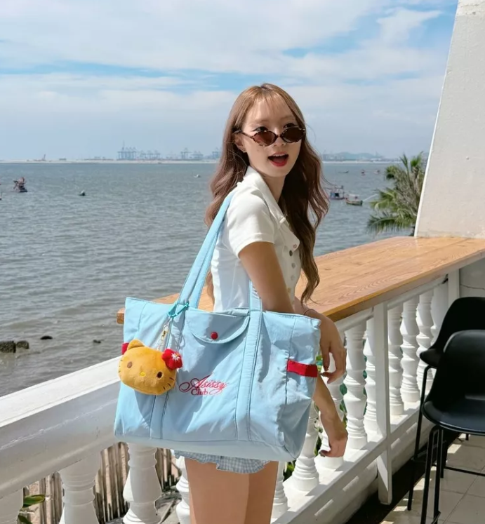 ♥ 預訂 ♥ 泰國人氣大容量多功能尼龍上機袋
