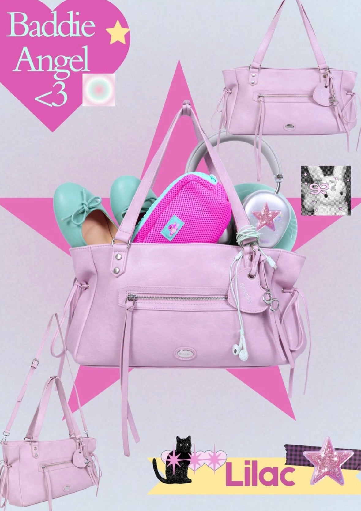 ♡預訂♡泰國小眾品牌復古玩味兩用袋