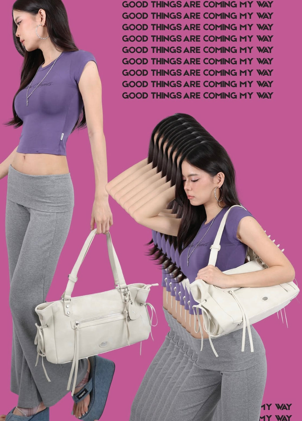 ♡預訂♡泰國小眾品牌復古玩味兩用袋