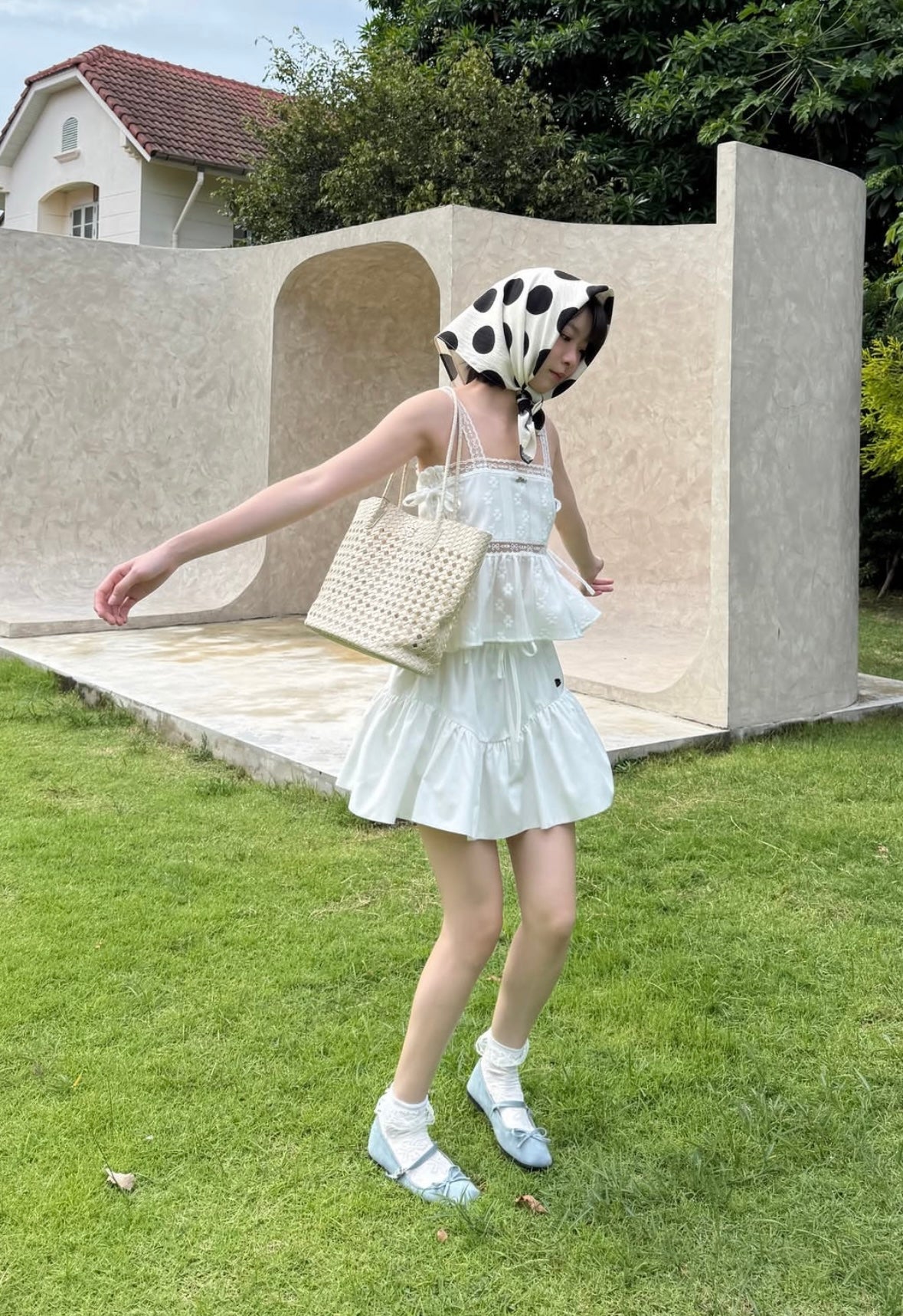 ♡預訂♡ 泰國小清新軟皮編織大袋