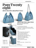 ♡現貨♡ 泰國大熱Pony Deco Denim Bag L