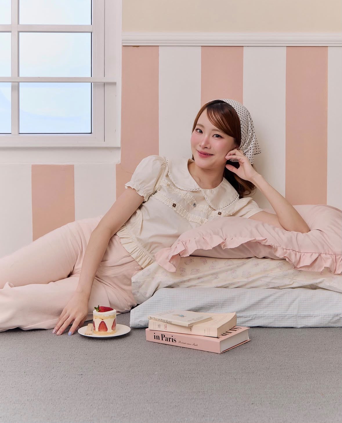 ♡預訂♡ 少女精緻減齡柔美感設計花邊上衣