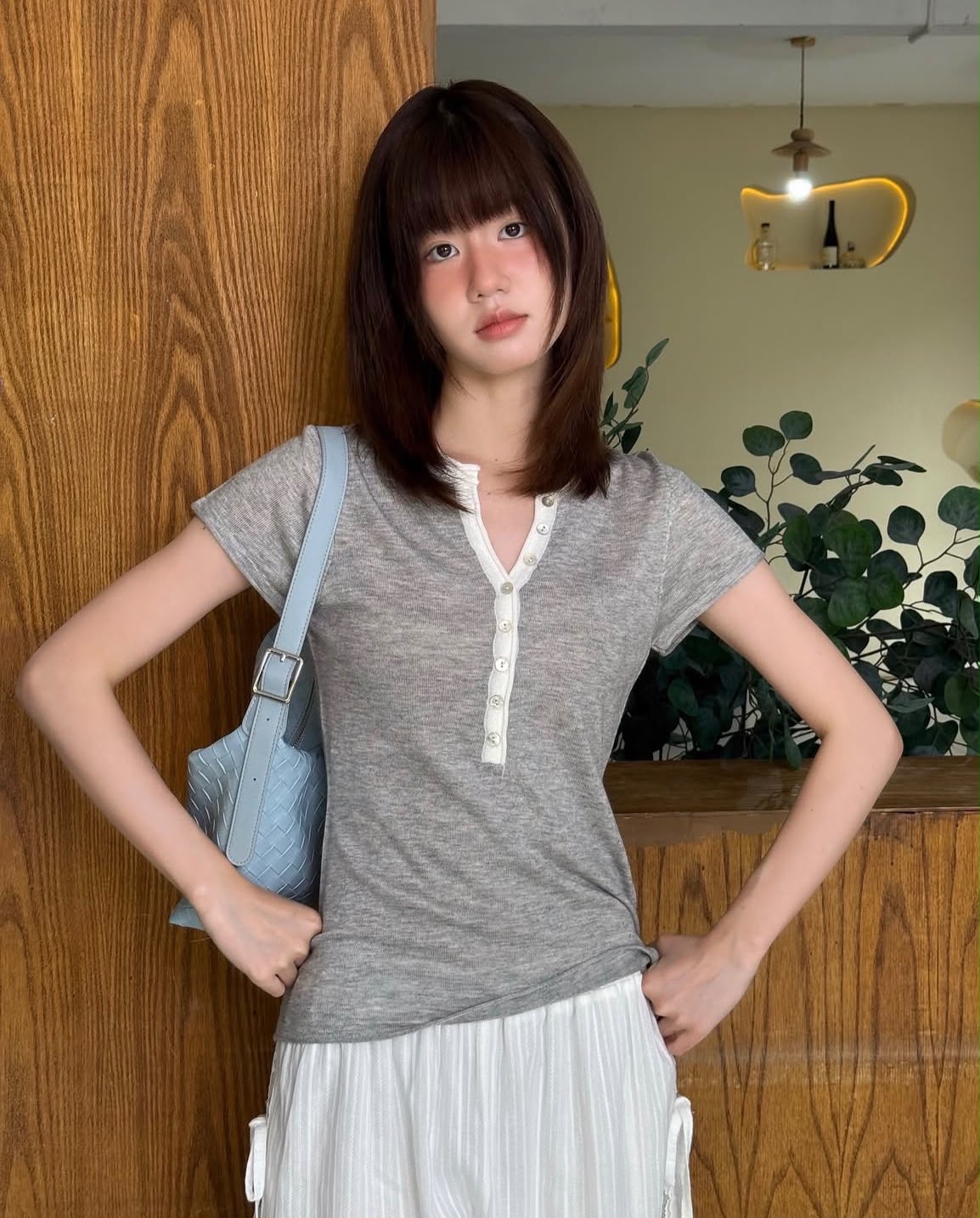 ♡預訂♡韓風休閒感短袖上衣