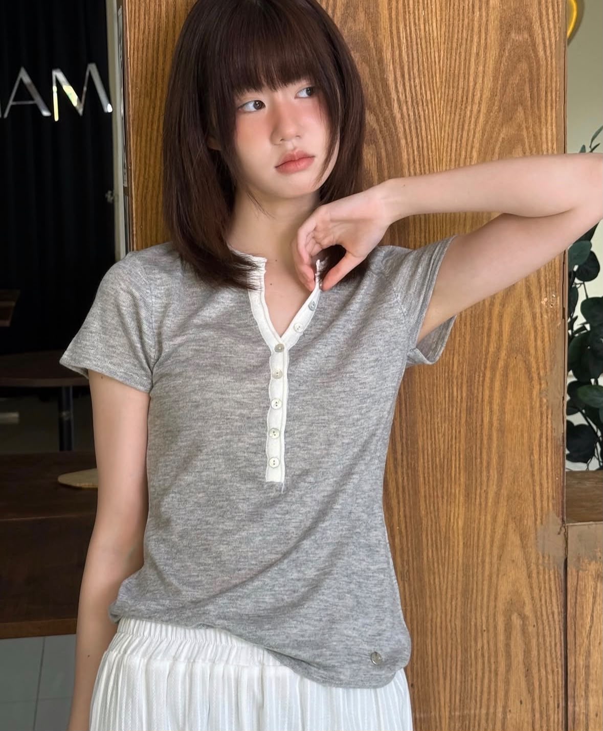 ♡預訂♡韓風休閒感短袖上衣