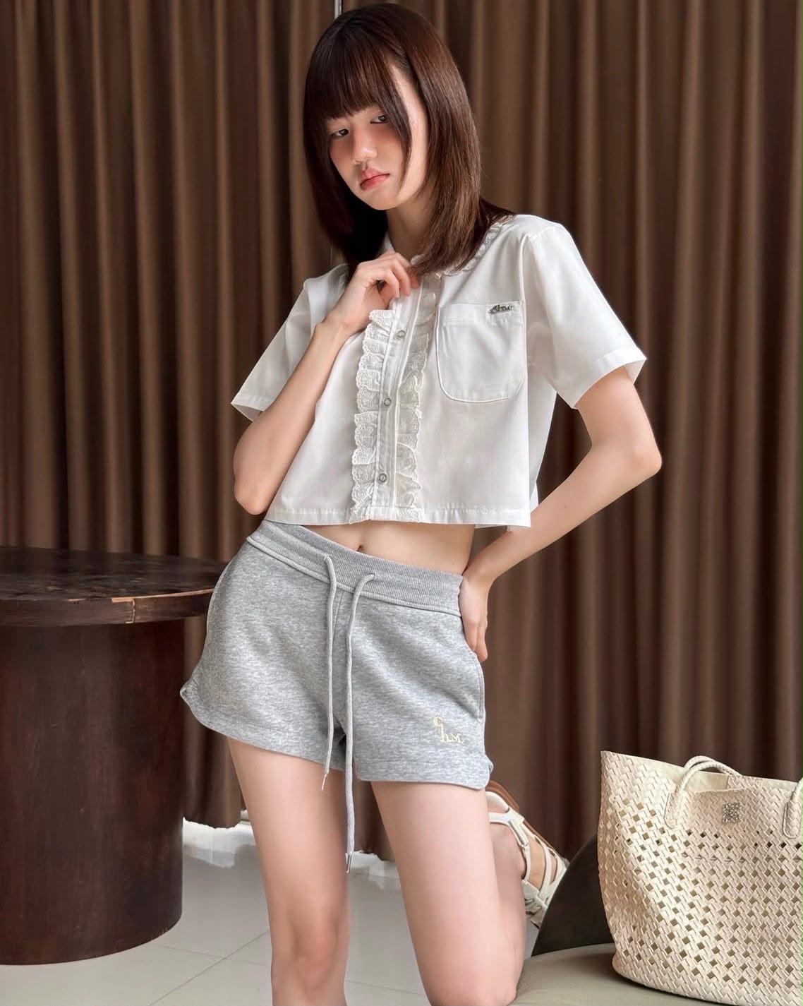 ♡預訂♡ 公主風荷葉邊上衣